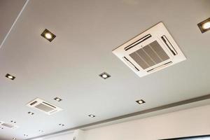 Ceiling mounted cassette type air conditioning system photo