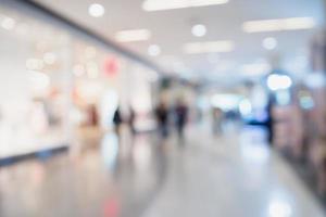 shopping mall blurred abstract background photo