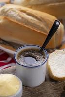 coffee and bread photo