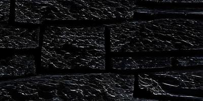 Seamless texture Brick Stone Black Grey color. Tiling clean for background pattern. Rectangle mosaic tiles wall high resolution. photo