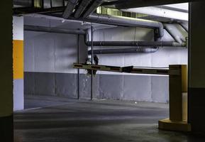 Empty indoor garage photo