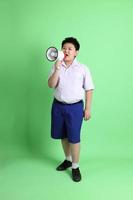 estudiante en uniforme foto