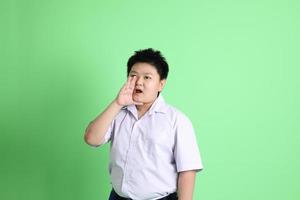 estudiante en uniforme foto