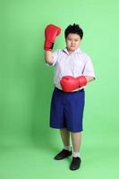 estudiante en uniforme foto