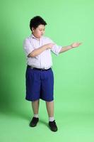 estudiante en uniforme foto