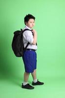 estudiante en uniforme foto