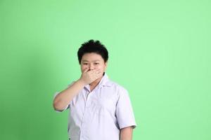 estudiante en uniforme foto