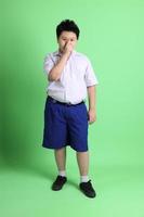 estudiante en uniforme foto