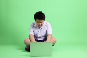 estudiante en uniforme foto