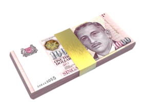 moeda de cingapura dólar png