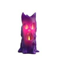 Ilustraciones de halloween 3d render png