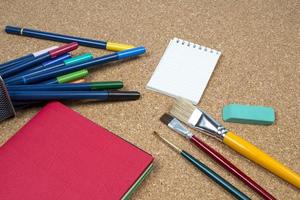 basket with makers pens photo