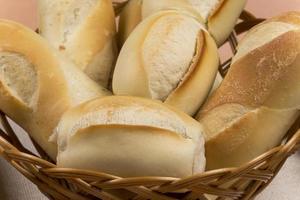 basket of french breads photo