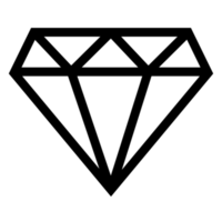 diamant form för design png