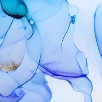 Decorative Artwork. Alcohol Ink Artwork. Smoke Shape. Contemporary Decorative Artwork. Painted Wallpaper. Creative Style. Liquid Hand-painted Texture. photo