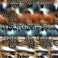 African Design. leopard scarf design, fashion textile pattern photo