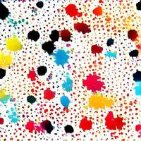 Abstract color splash, seamless pattern. Spray paint on a dark background. photo