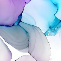 Marble ink abstract art from exquisite original painting for abstract background. Painting was painted on high quality paper texture to create smooth marble background pattern of ombre alcohol ink photo