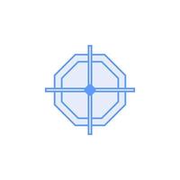 target vector for website symbol icon presentation