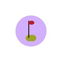 vector de golf para presentación de icono de símbolo de sitio web