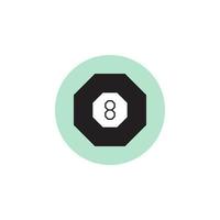 8 ball vector for website symbol icon presentation