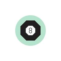 8 ball vector for website symbol icon presentation