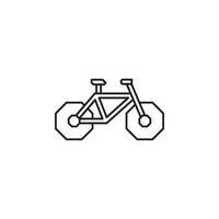 bike icon vector for website symbol icon presentation