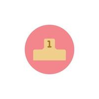 podium vector for website symbol icon presentation