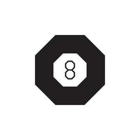 8 ball vector for website symbol icon presentation