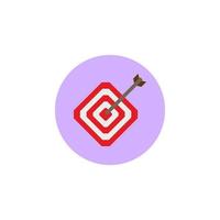 arrow target vector for website symbol icon presentation