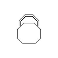vector de pesas rusas para la presentación del icono del símbolo del sitio web