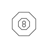 8 ball vector for website symbol icon presentation