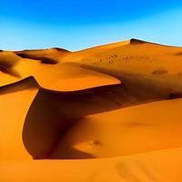 dunas de arena en el desierto del sahara foto