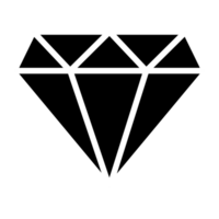 forma de diamante para design png