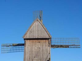 horario de invierno en un pueblo alemán foto