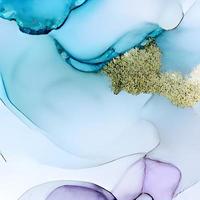 Alcohol ink abstract texture, trendy wallpaper. Art for design project as background for invitation or greeting cards, flyer, poster, presentation, wrapping paper photo