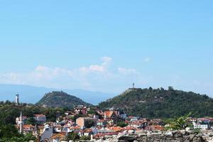 view of the surroundings of the city of Plovdiv in Bulgaria photo