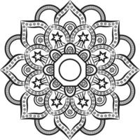 plantilla de diseño de mandala vector