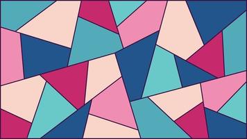 geometric mosaic background vector