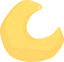 mignon halloween phase de lune croissant dessin animé enfantin png