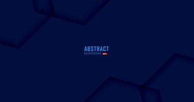 Abstract dark blue background with hexagon shape and memphis ornament for banner, wallpaper, sales banner, poster, abstract blue navy motion backgrounds white space for text vector