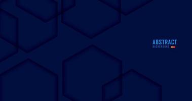 Abstract dark blue background with hexagon shape and memphis ornament for banner, wallpaper, sales banner, poster, abstract blue navy motion backgrounds white space for text vector