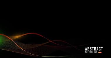 abstract background with gradien wave wavy line, dynamic banner concept. vector