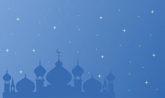 hermoso feliz ramadan mubarak banner background vector