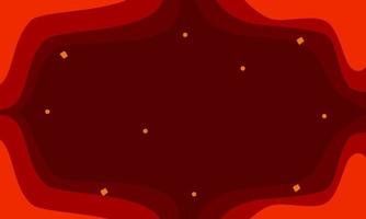 banner designed abstract background paper style red orange vector