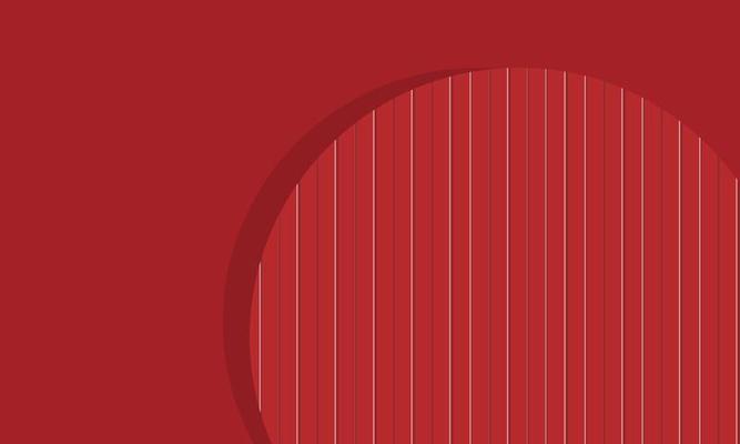 banner with board decoration red background