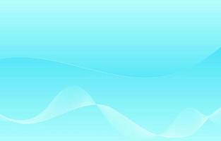 Abstract blue wave with white curved lines background for digital network presentation template design vector