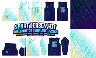 deporte jersey impresión diseño patrón sublimación fútbol fútbol bádminton vector