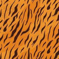 Orange abstract pattern with tiger fur. Hand drawing animal texture. Line Abstract Background. Vector illustration.