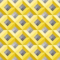 Yellow Square Hole Diamond Shape Seamless Background vector